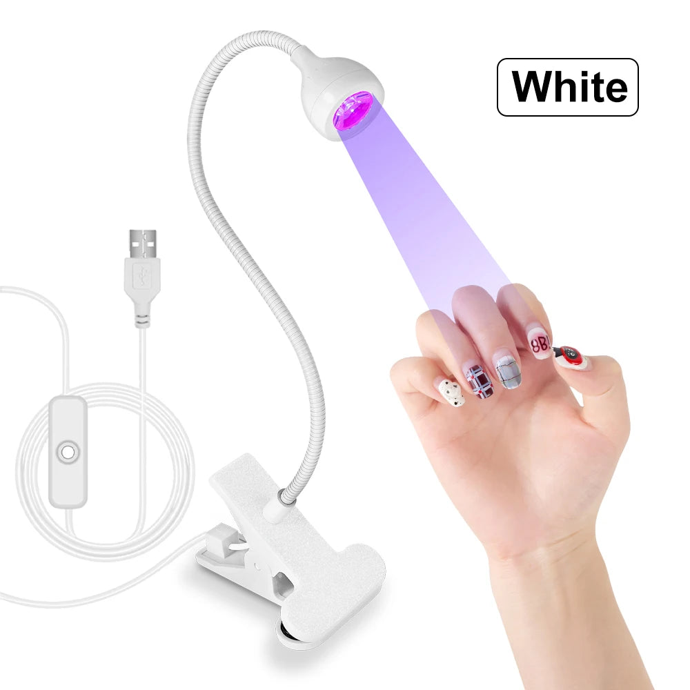 Lampada UV/LED flessibile da tavolo per manicure
