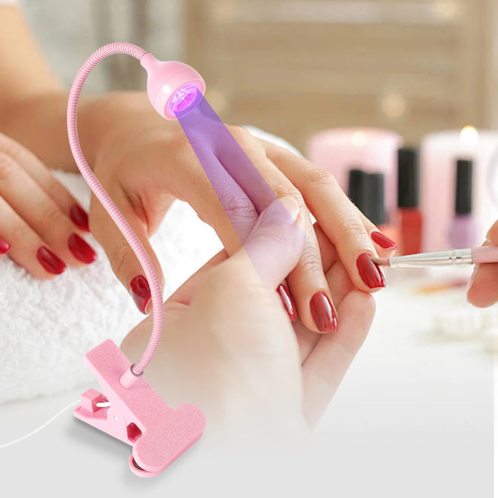Lampada UV/LED flessibile da tavolo per manicure