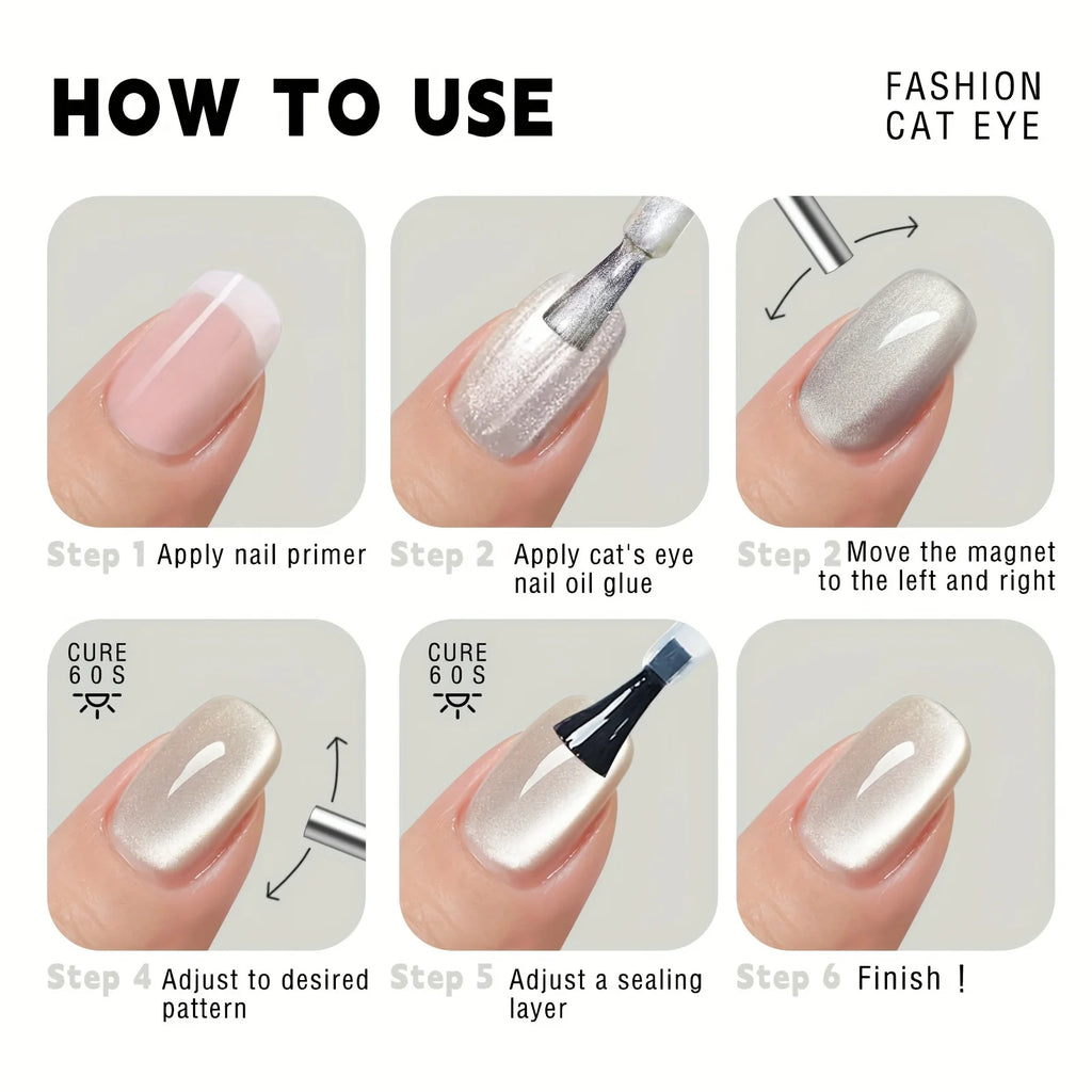 Penna magnetica Cat Eye per nail art