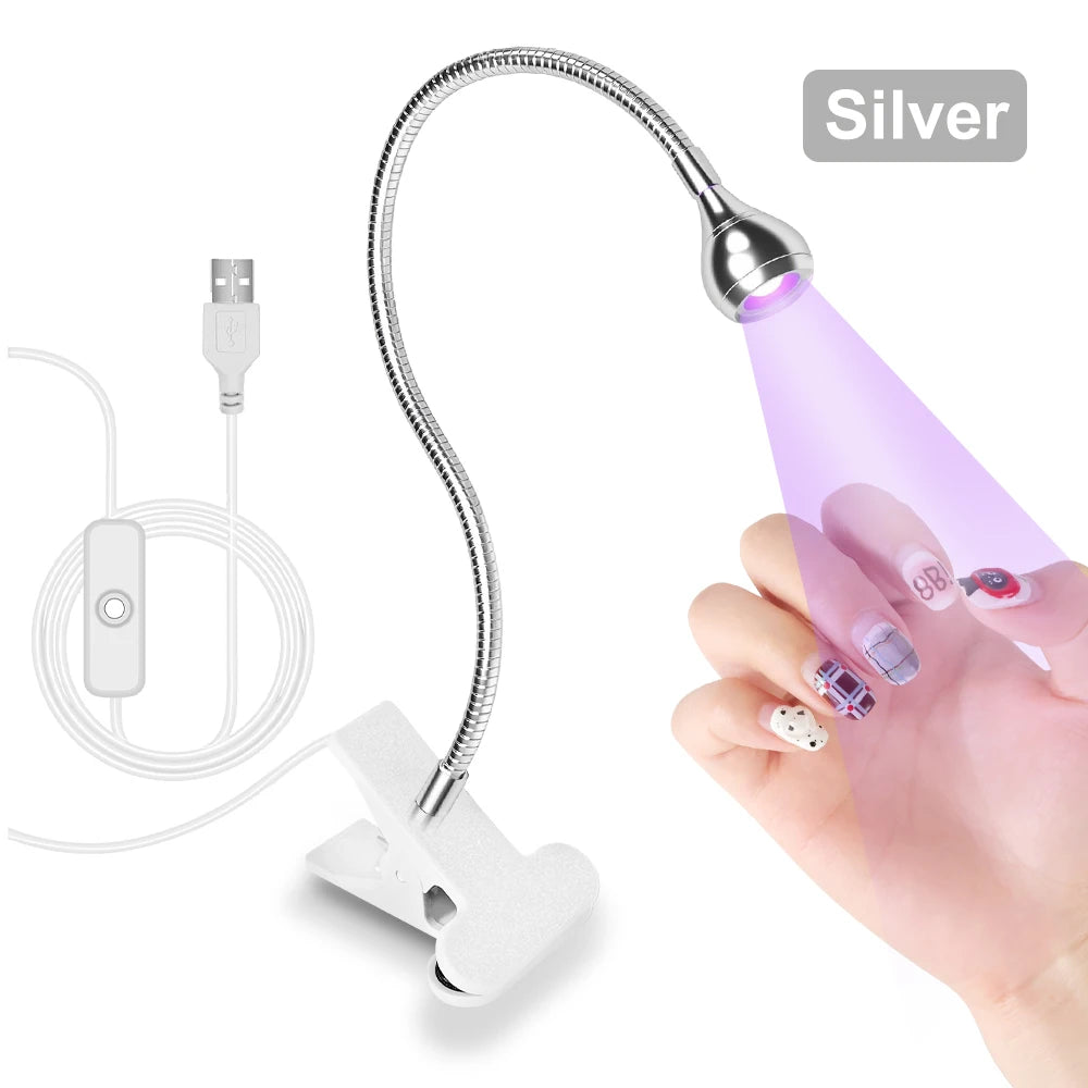 Lampada UV/LED flessibile da tavolo per manicure