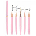 Set di 5 pennelli per nail art di precisione