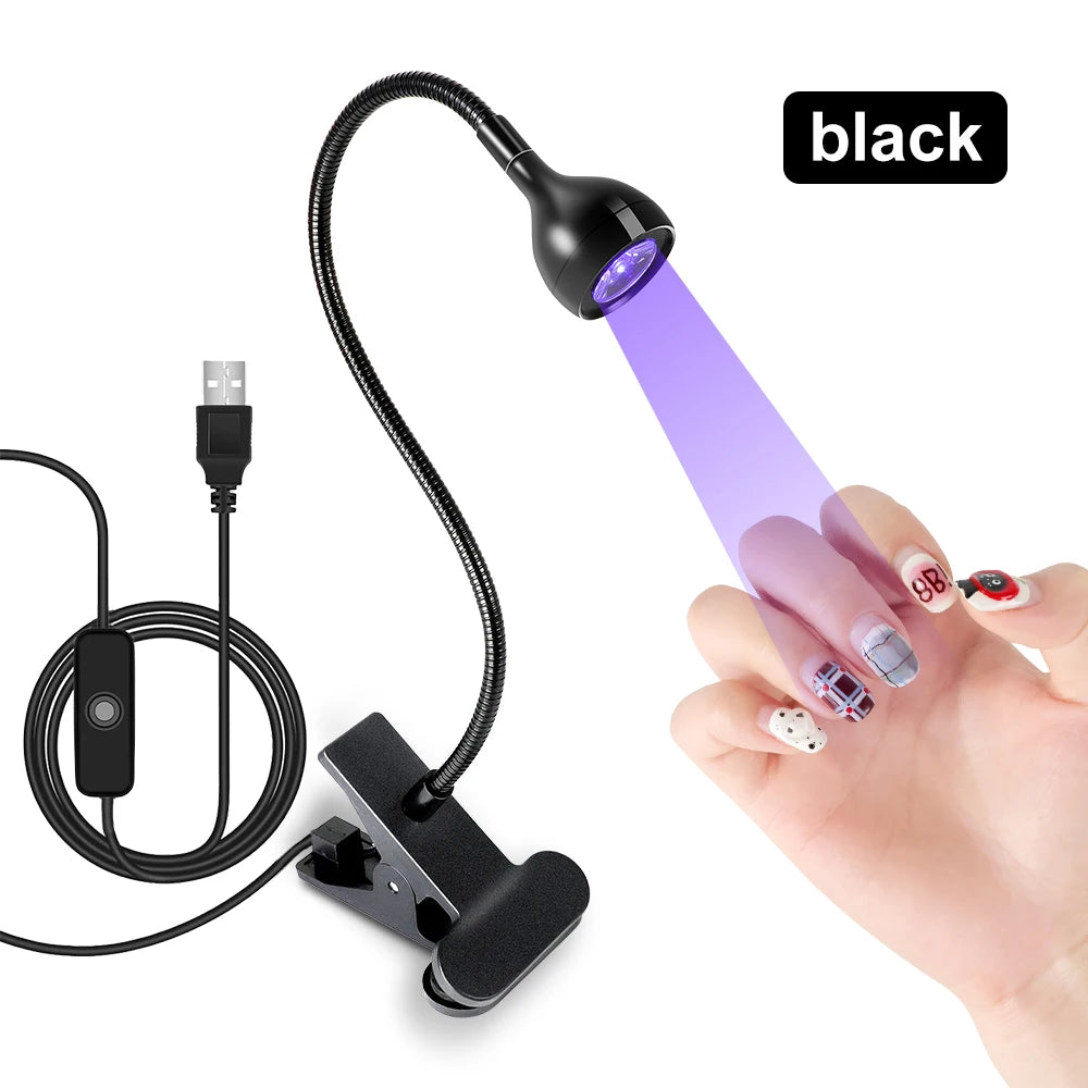 Lampada UV/LED flessibile da tavolo per manicure
