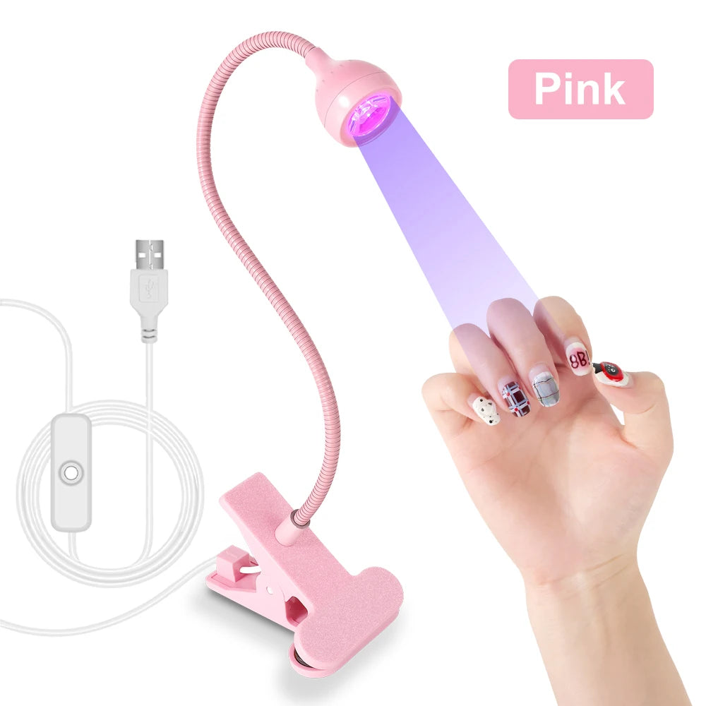 Lampada UV/LED flessibile da tavolo per manicure