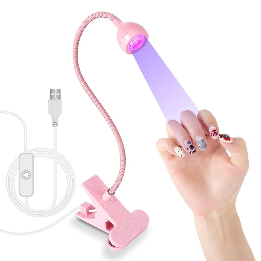 Lampada UV/LED flessibile da tavolo per manicure