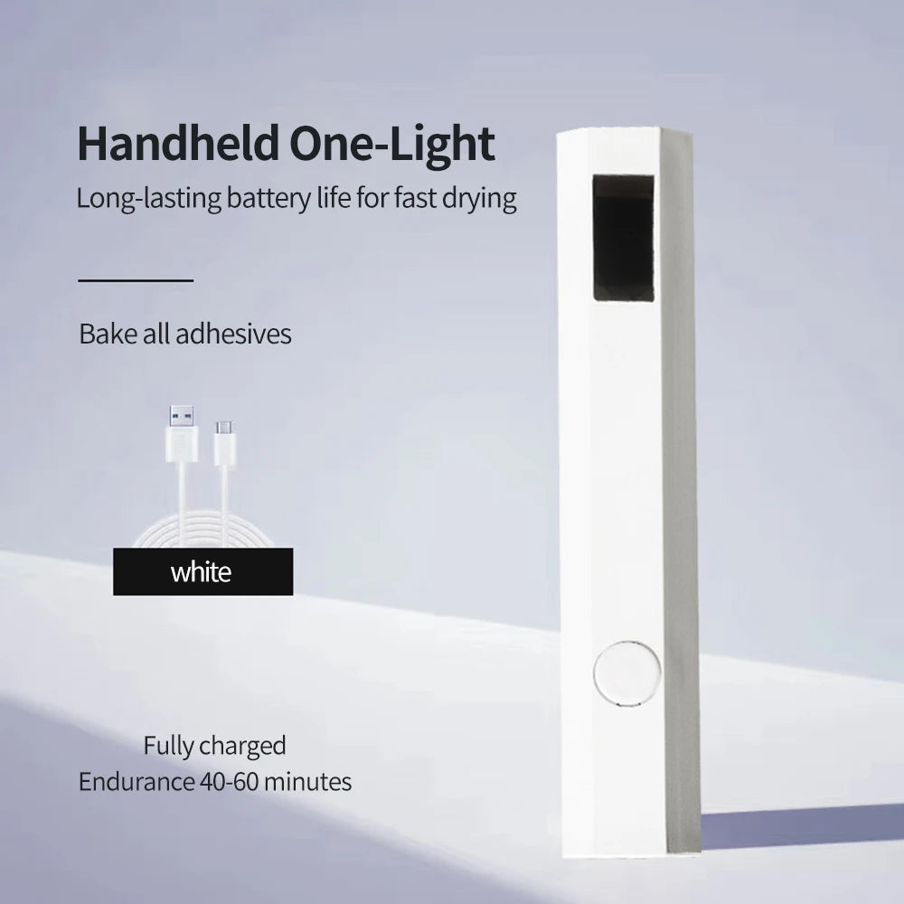 Mini lampada UV/LED portatile per unghie