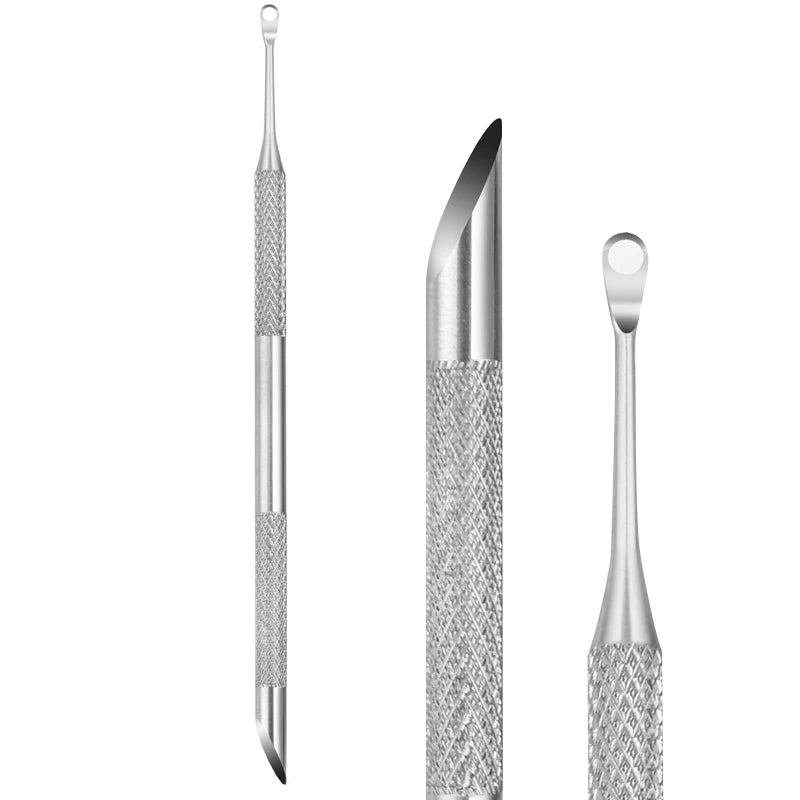 Spingicuticole professionale in acciaio a doppia punta