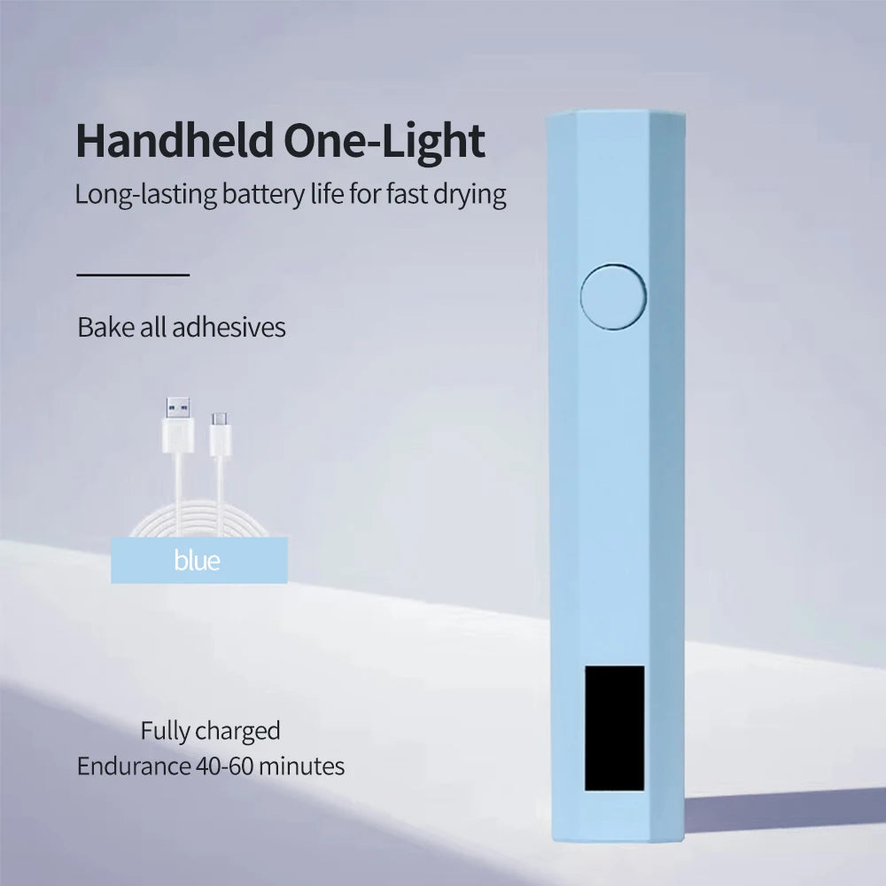 Mini lampada UV/LED portatile per unghie