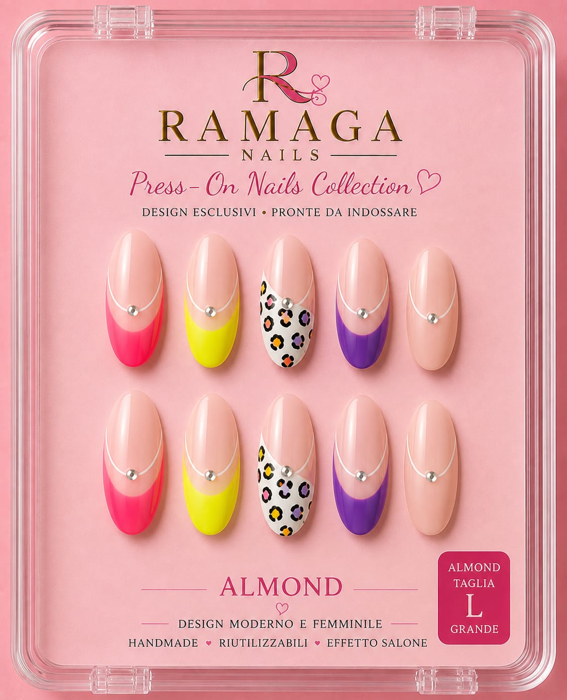 Almond Pop – Press-on in gel