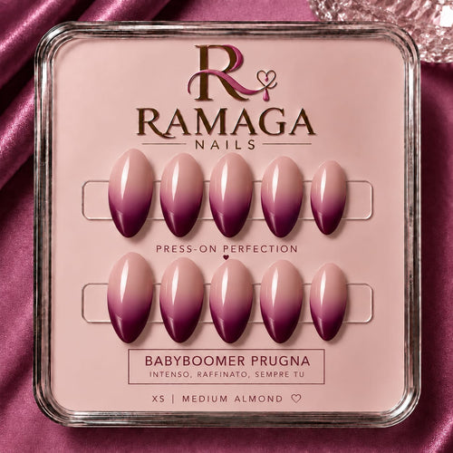 Babyboomer Prugna - press-on Ramaga Nails