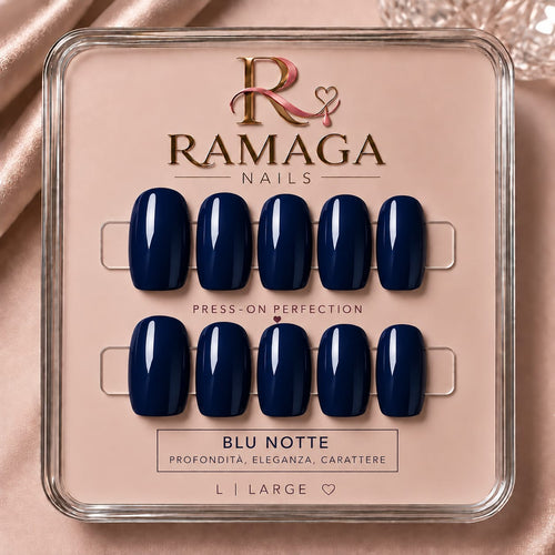 Blu Notte - press-on Ramaga Nails