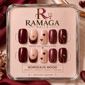 Bordeaux Mood - press-on Ramaga Nails