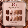 Choco Nude - press-on Ramaga Nails