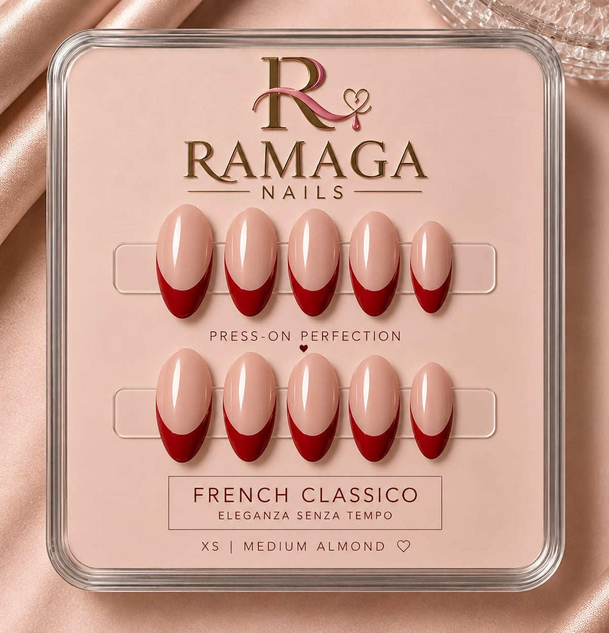 French Rosso - press-on Ramaga Nails