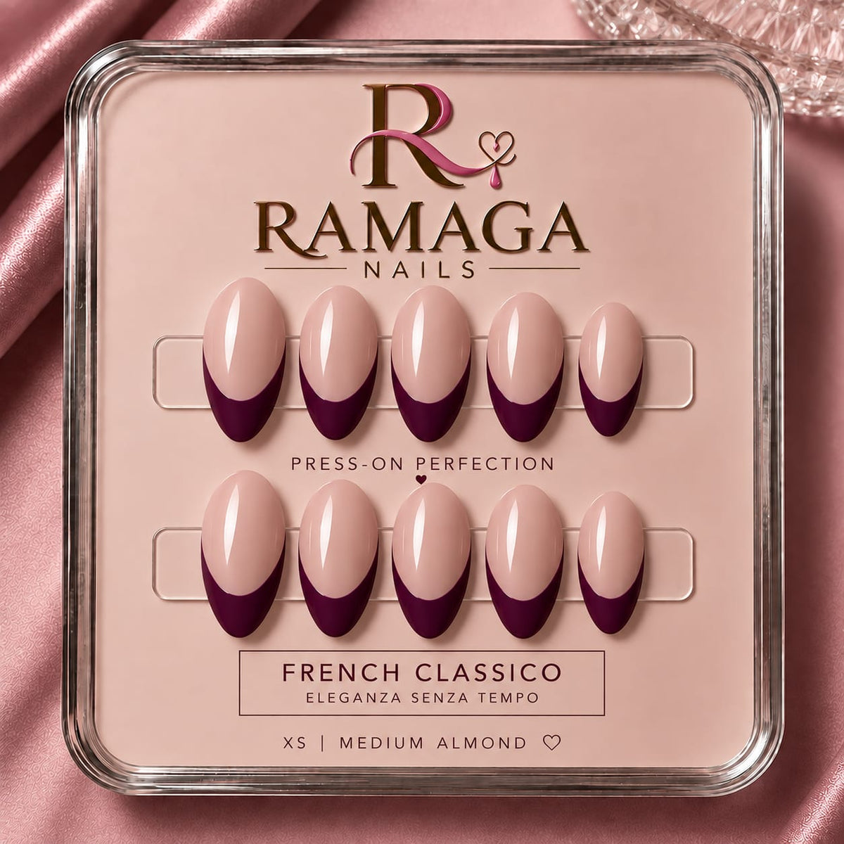 French Marrone - press-on Ramaga Nails