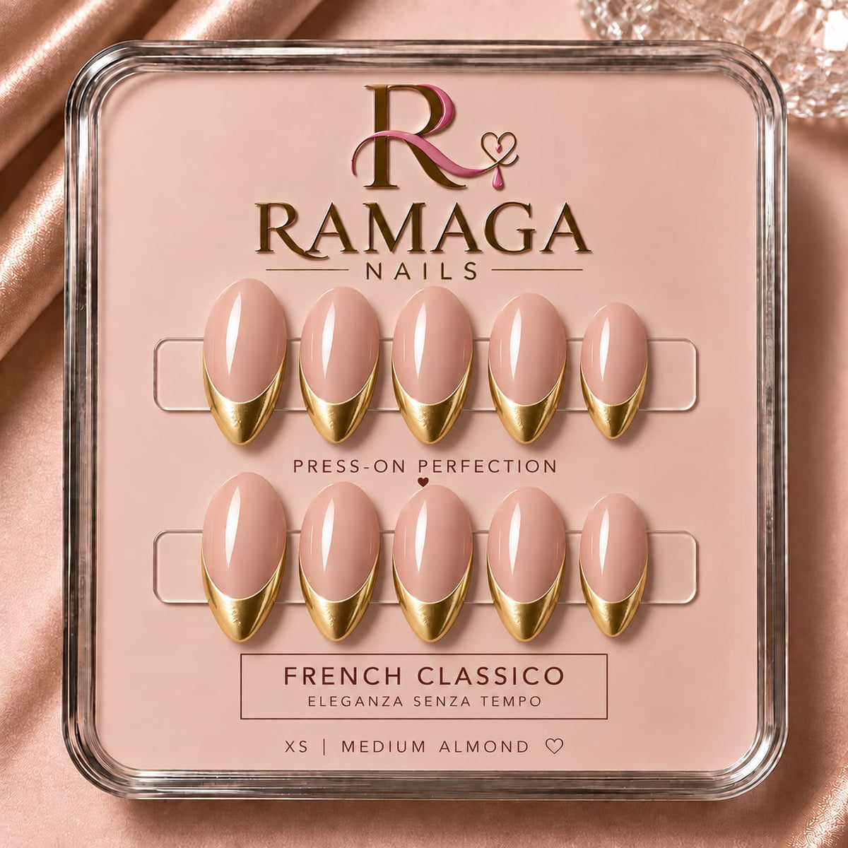 French Oro - press-on Ramaga Nails