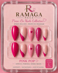 Pink Pop - press-on Ramaga Nails