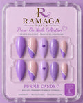 Purple Candy - press-on Ramaga Nails