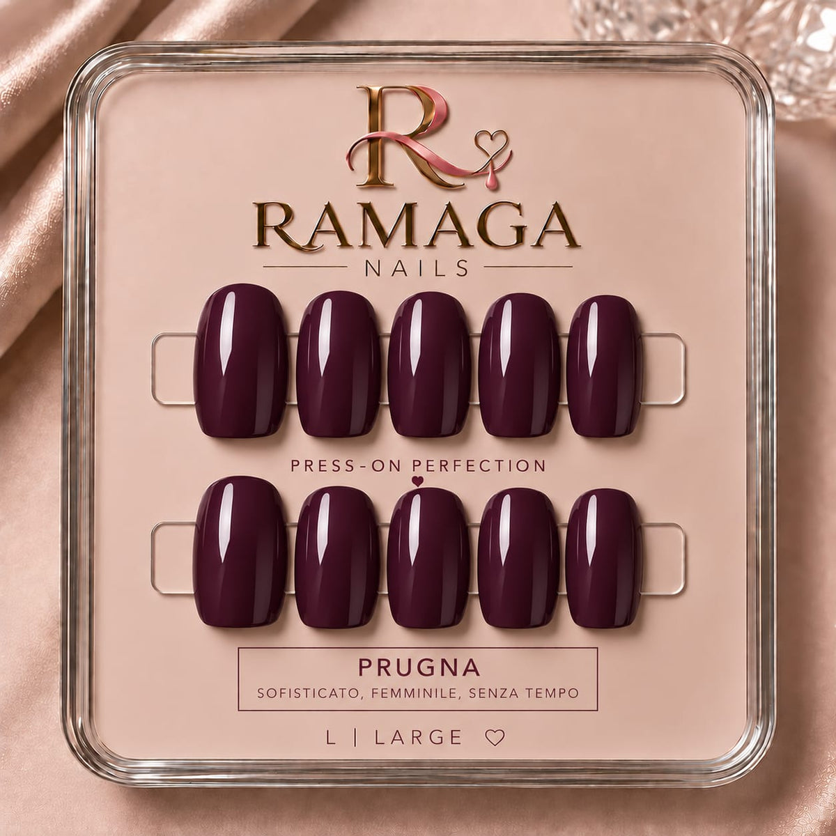 Prugna - press-on Ramaga Nails